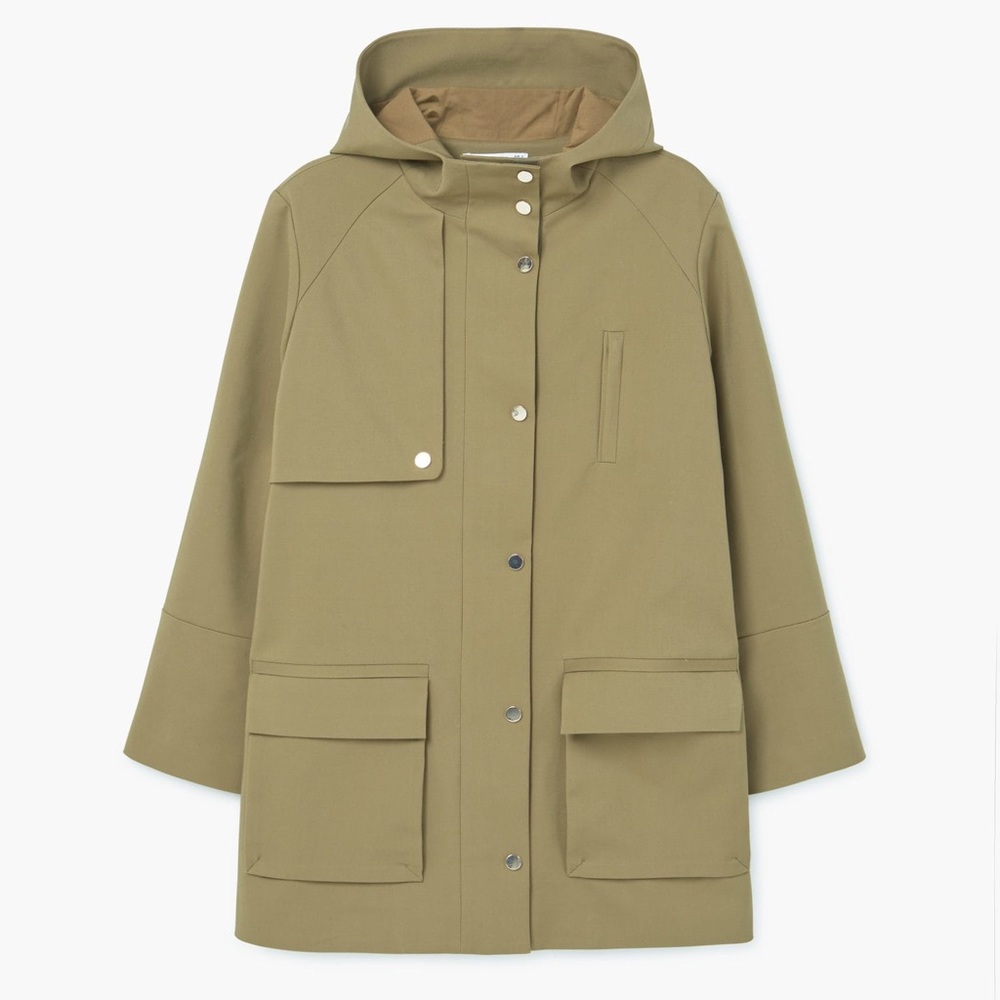 NWT Carla Parka from Mango Sage Green XXS